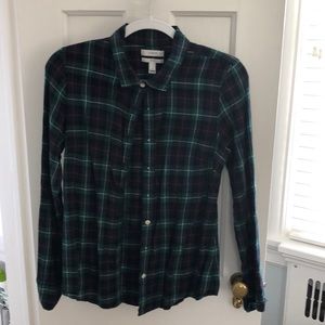 J Crew flannel shirt